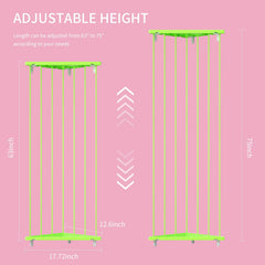 GGUO plush organizer adjustable height up to 65 inches for flexible storage