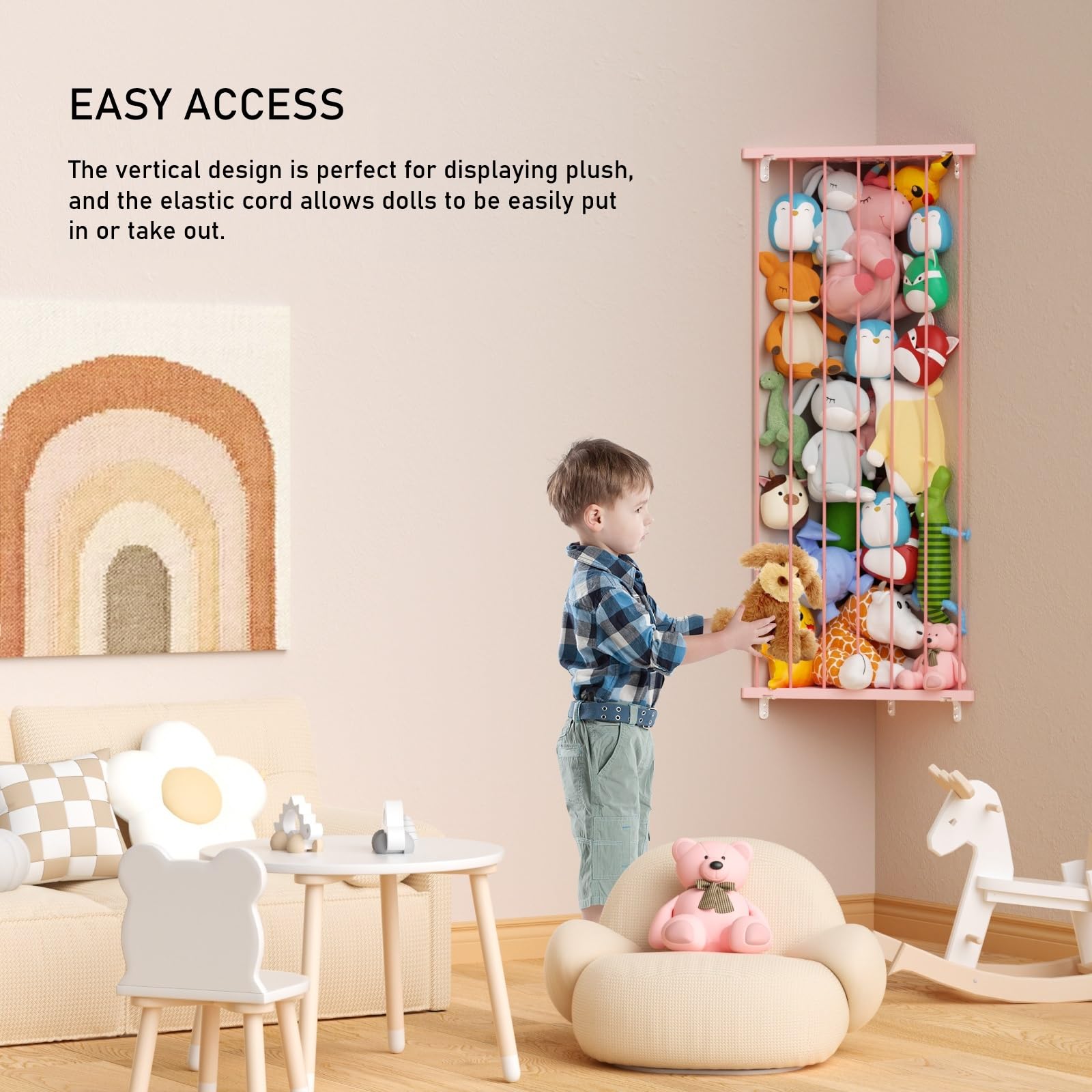 GGUO space-saving corner design keeps floors clear and organized
