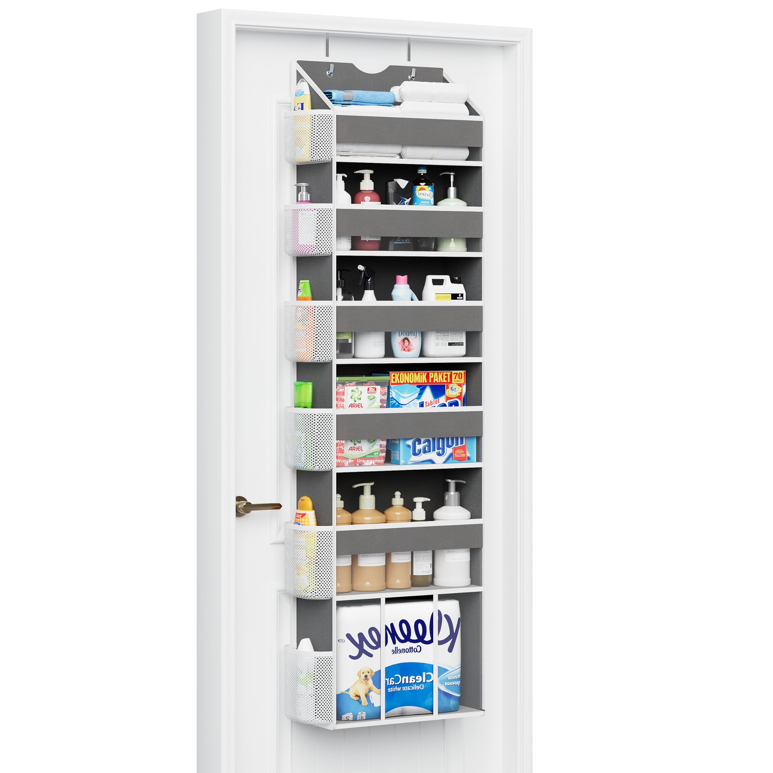 Universal fit for most standard doors, ideal for renters and families