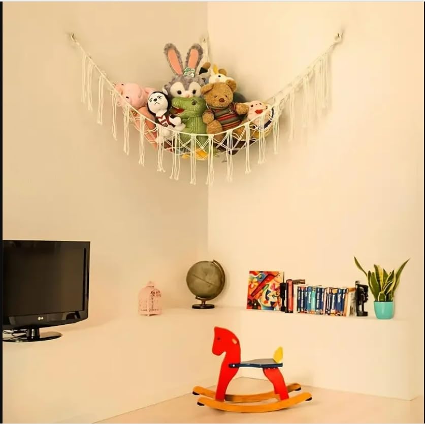 GZGYNADAST nursery decor organizer with plush collection in playroom