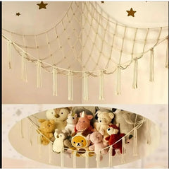 GZGYNADAST stuffed animal hammock net in large size holding plush toys, space-saving display