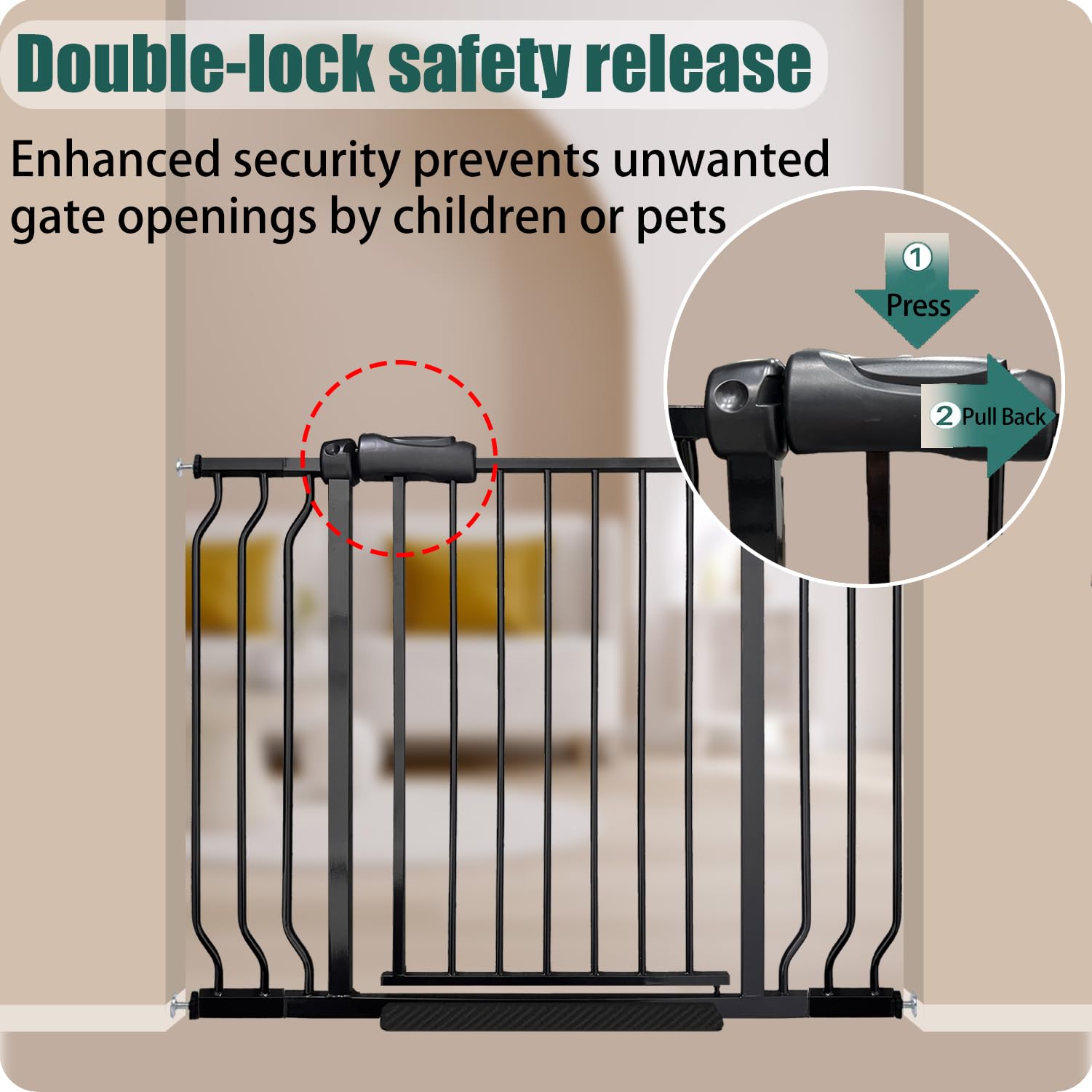 Ghthes Felle two-way opening with auto-close for smooth access