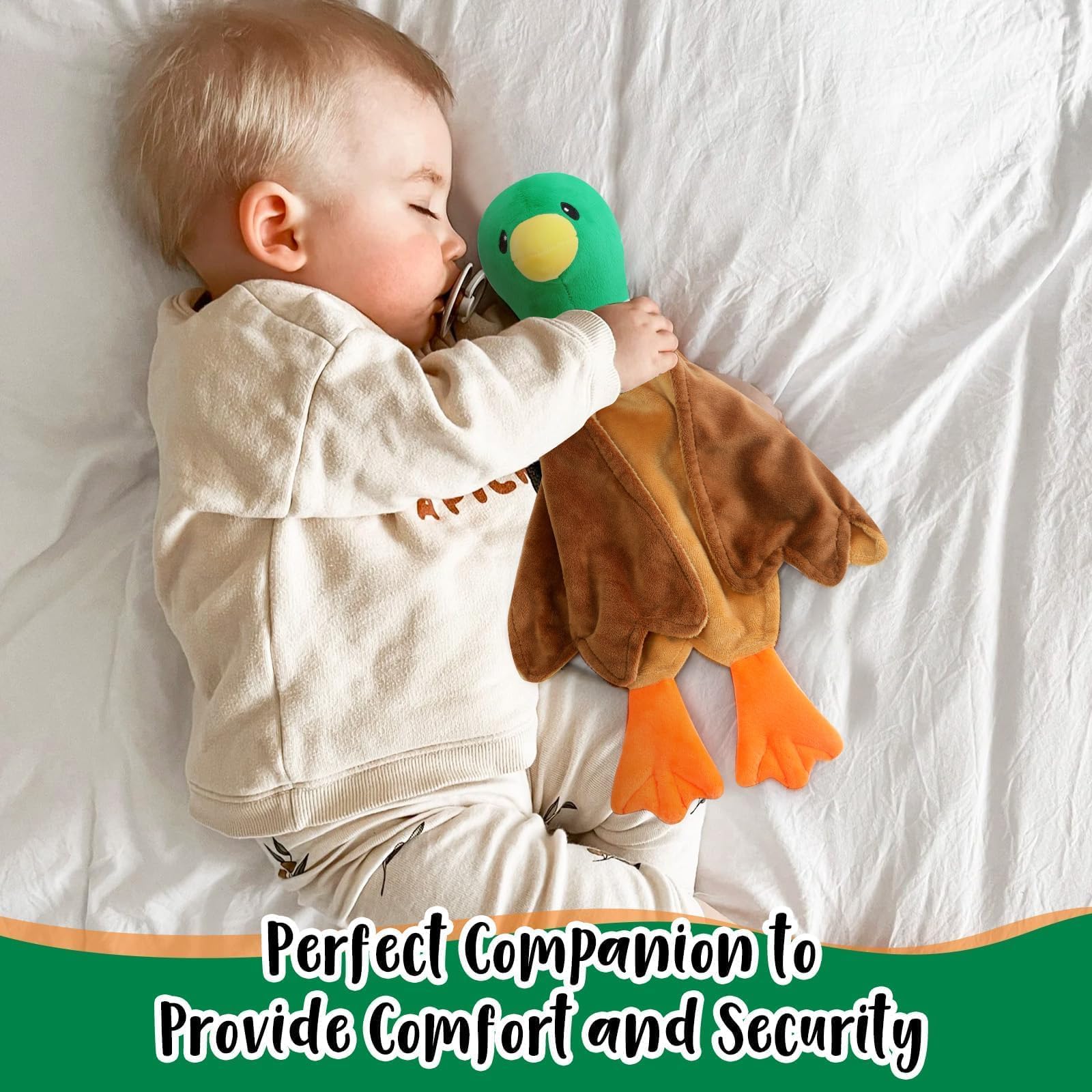 Gicoherero baby snuggle toy, gift-ready design for first birthdays.