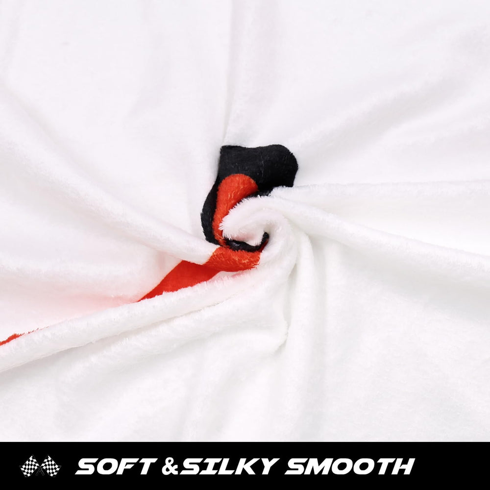 Gicoherero soft plush blanket doubles as swaddle and stroller cover.