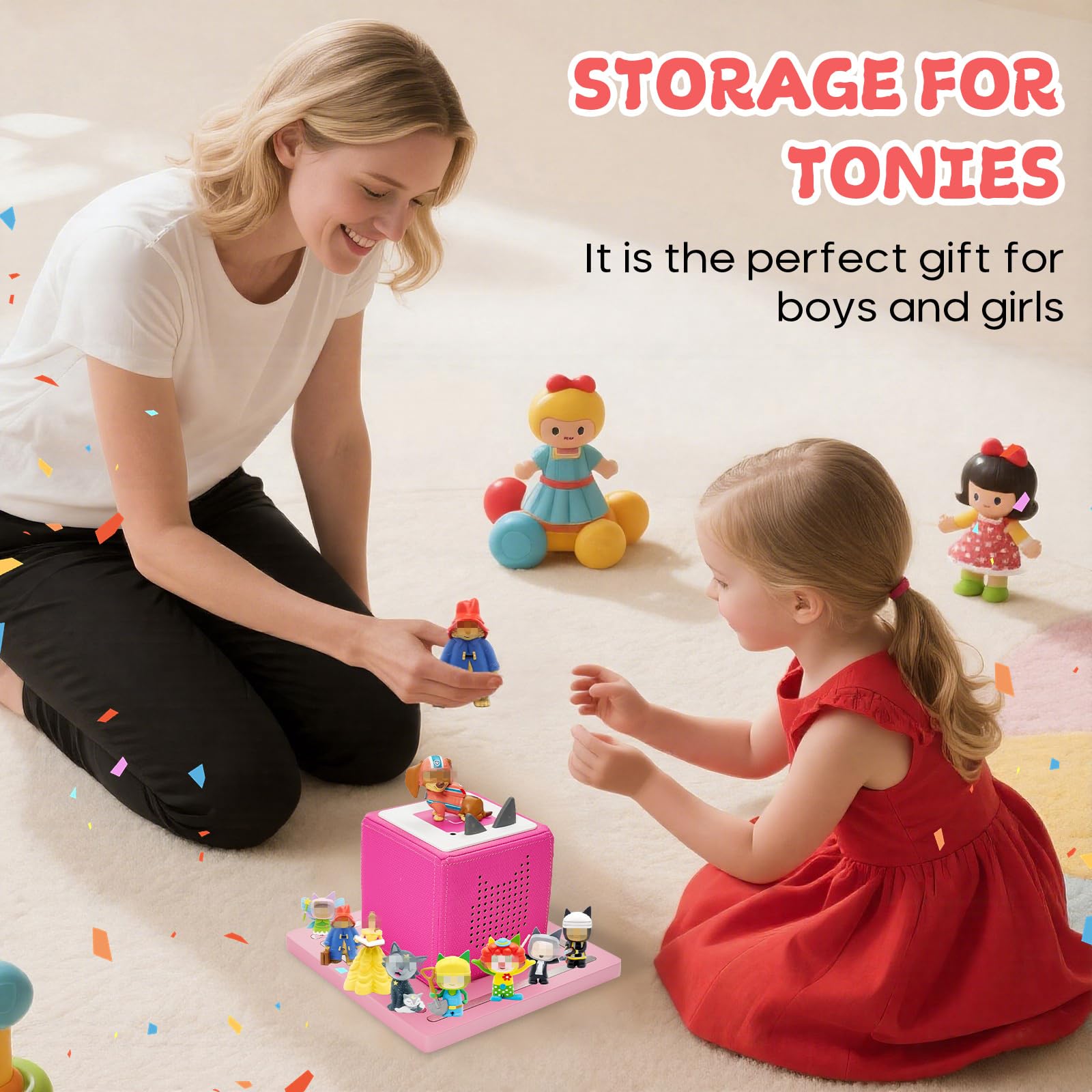Gieanoo easy-assembly Tonies shelf with included hardware