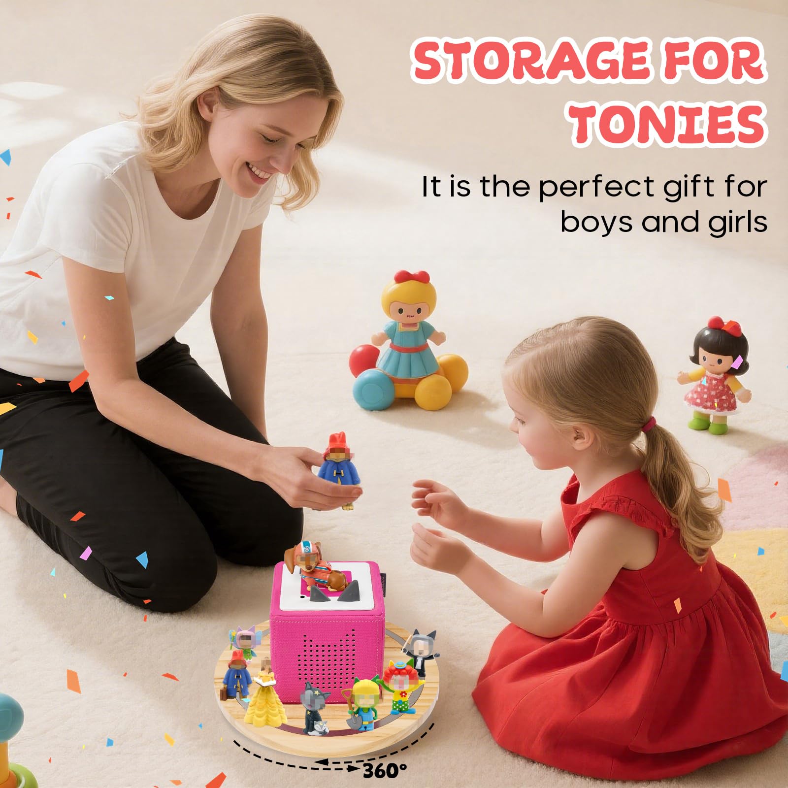 Gieanoo Tonies shelf quick to assemble with included hardware.