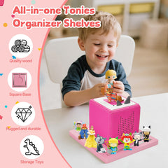 Gieanoo space-saving Tonies storage with decorative magnetic surround