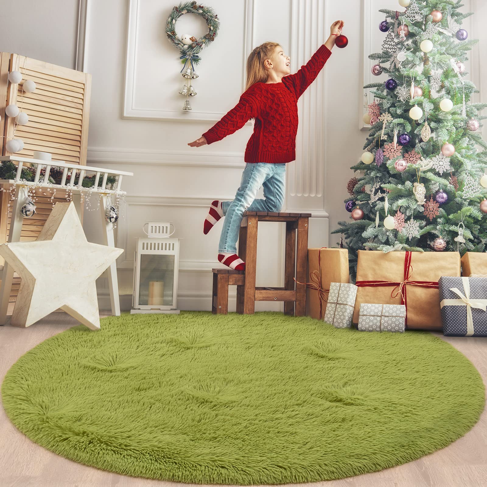 Gifeas rug enhances kid's room with plush texture and warmth.