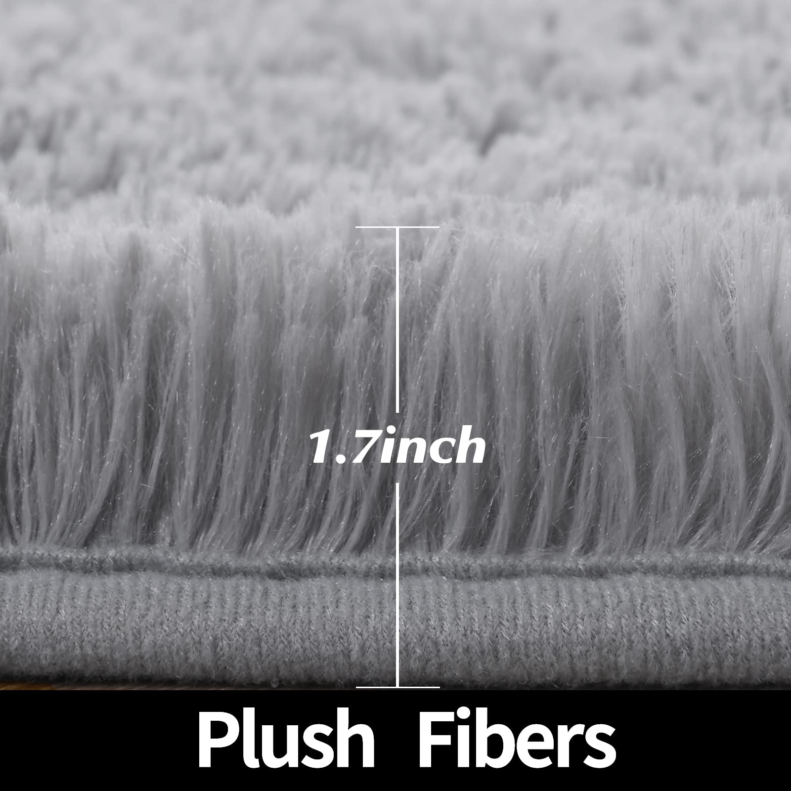 Gifeas rug with non-slip backing provides safer play on hard floors.