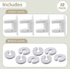Gift Boutique foam finger pinch guards protect little fingers during play and door use.