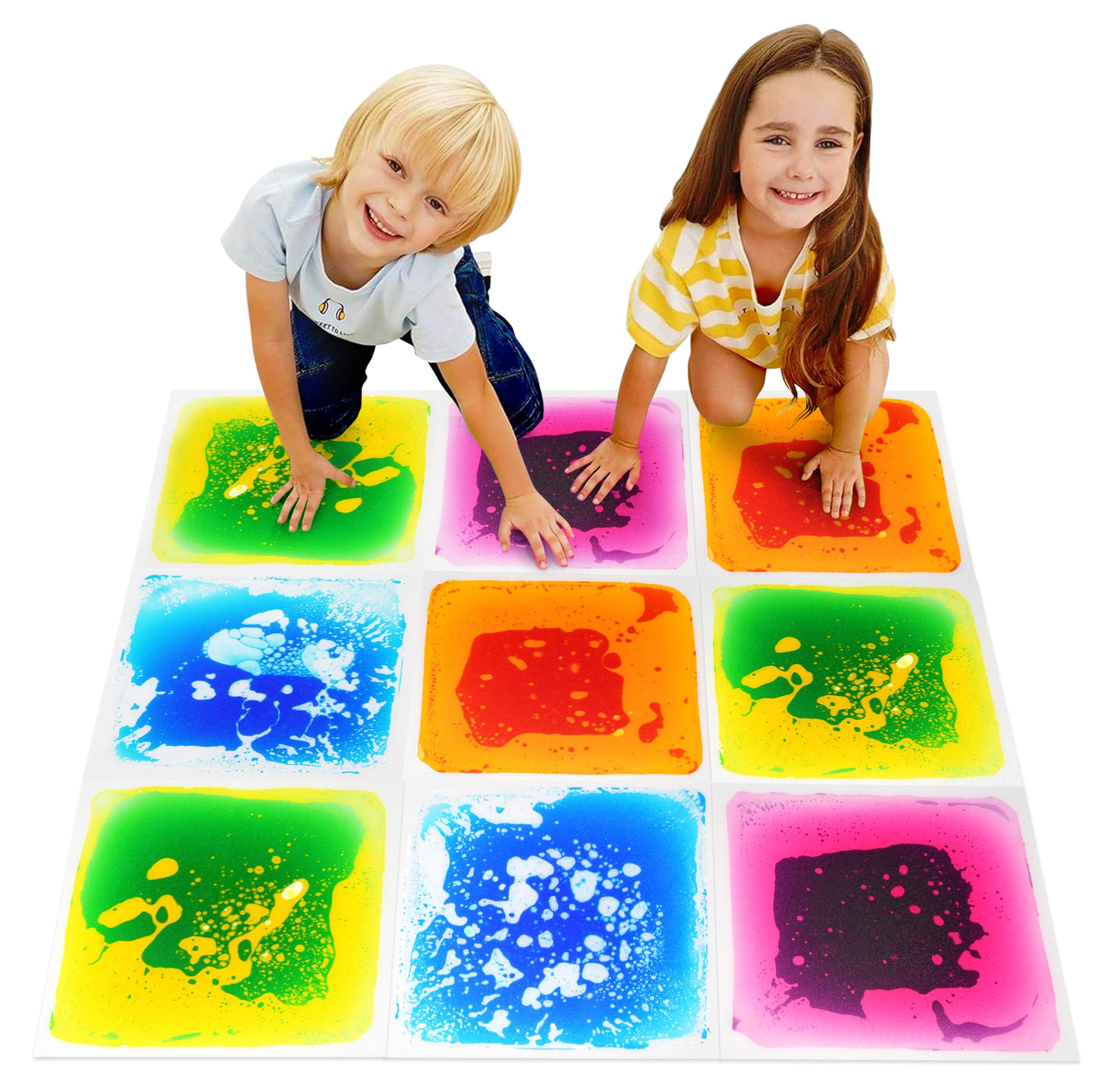 Gift Boutique sensory tiles pack four, perfect for home or daycare.