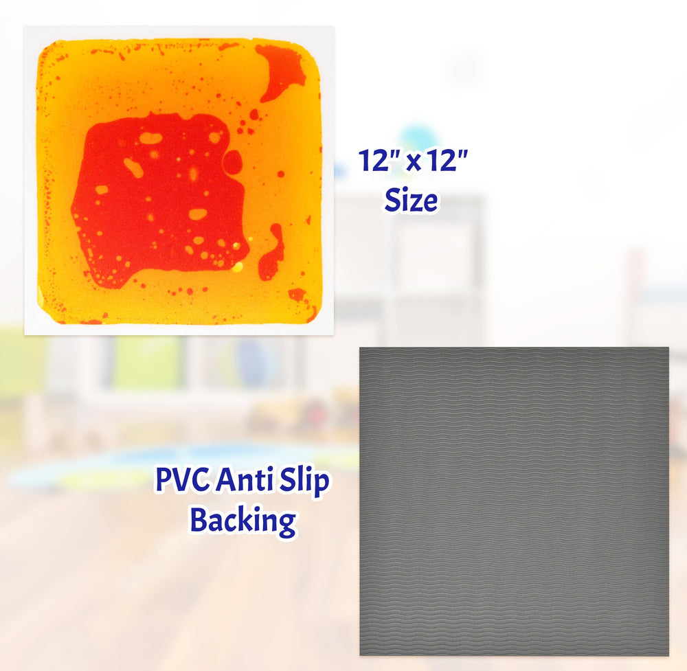 Gift Boutique liquid motion floor tile responds to pressure for engaging play.