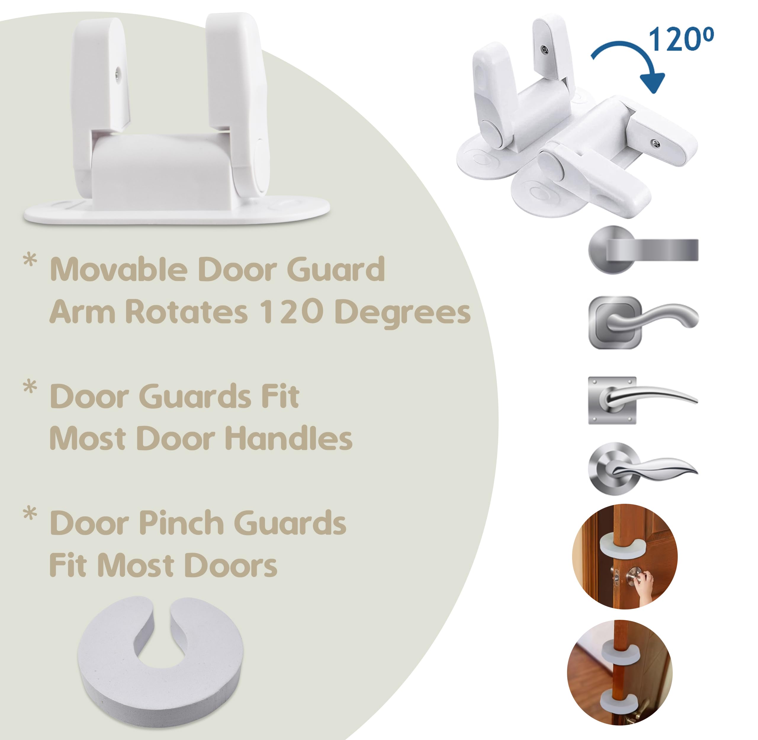 Gift Boutique reusable finger guards suitable for nurseries, travel, and everyday proofing.