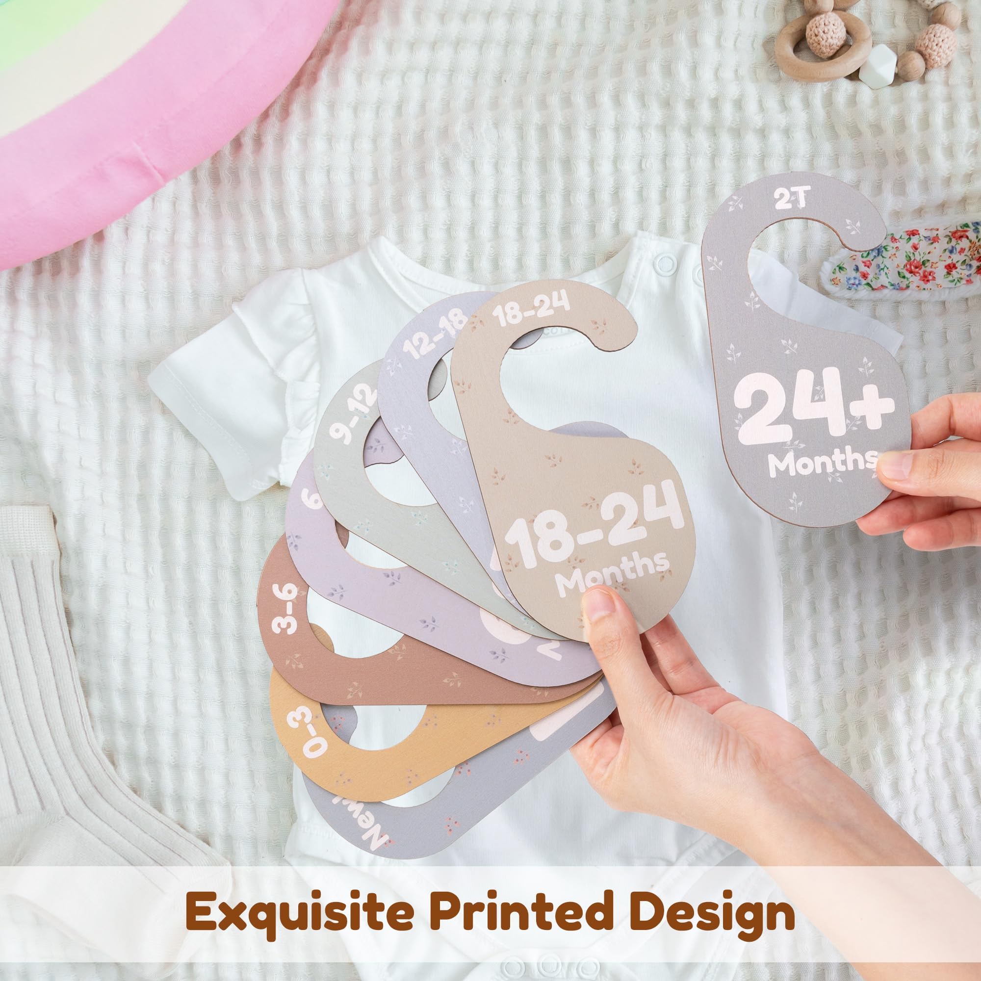 Giftacity newborn to 3 months dividers keep outfits organized at a glance.