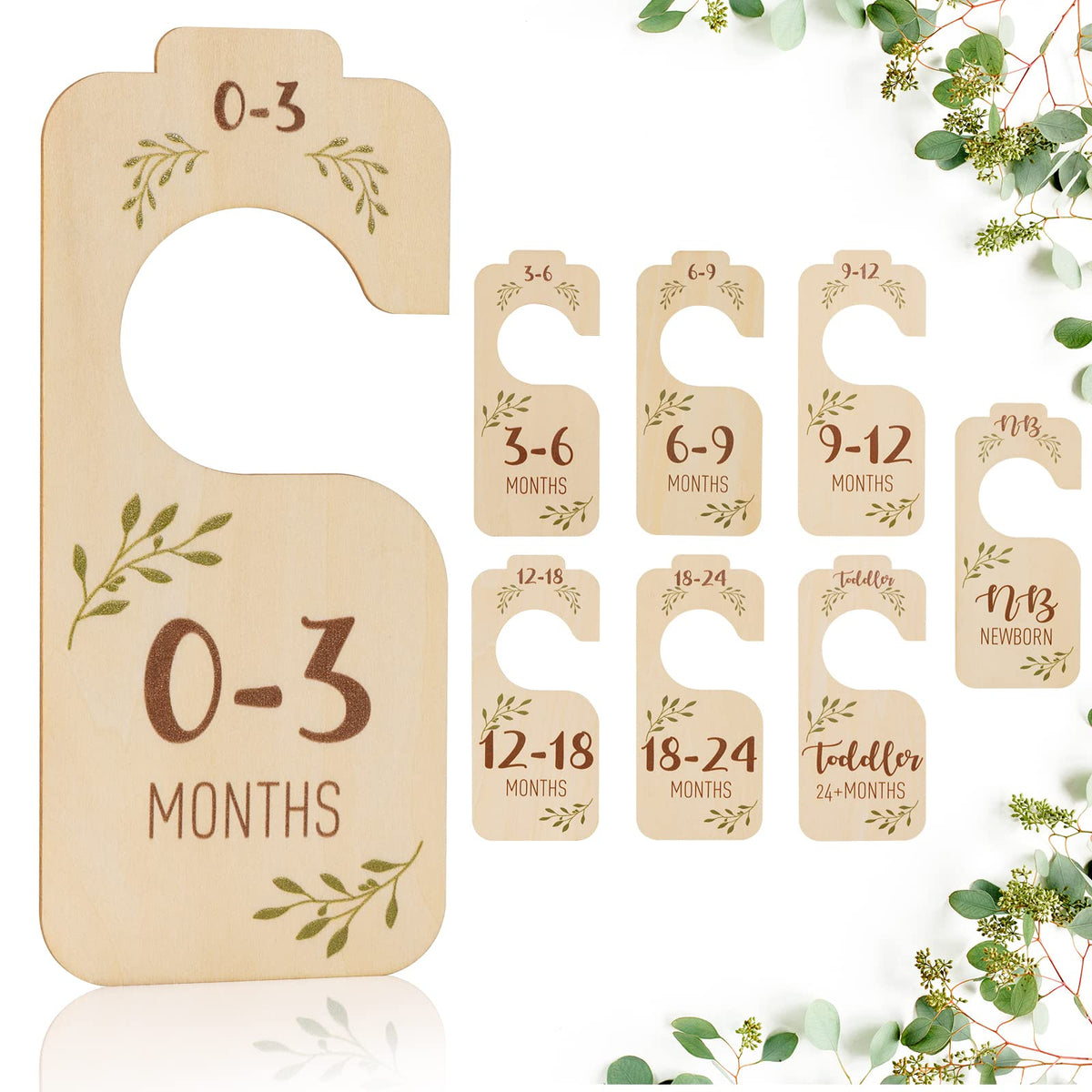 Giftacity baby closet divider with newborn label helps find outfits fast.