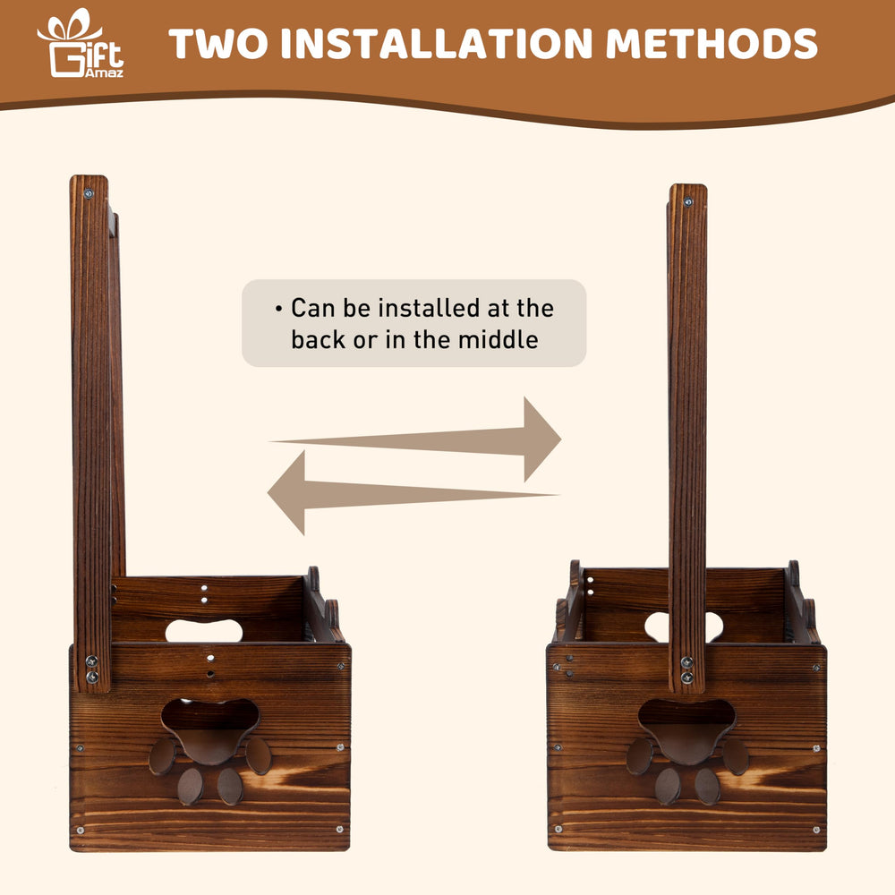 GiftAmaz dual-function crate for storage and hanging display.