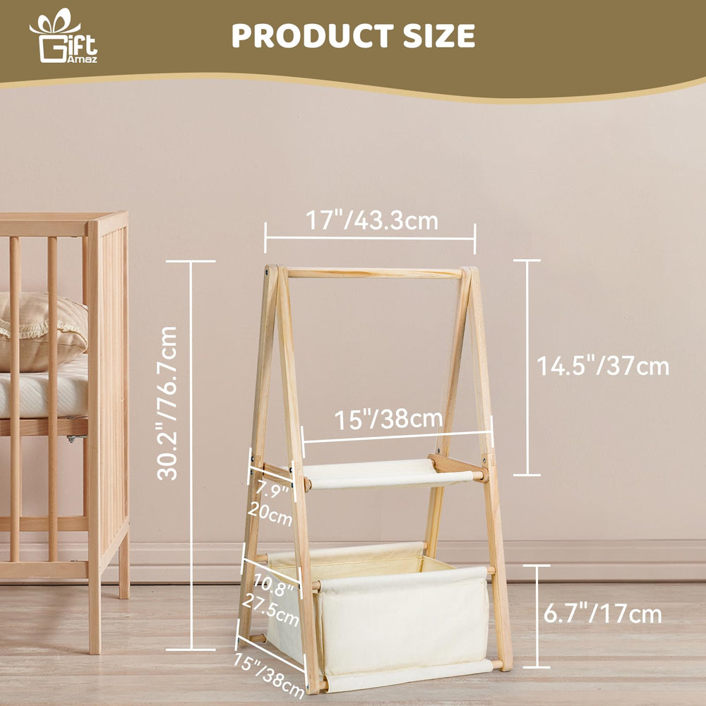 GiftAmaz foldable-detachable design for easy storage.