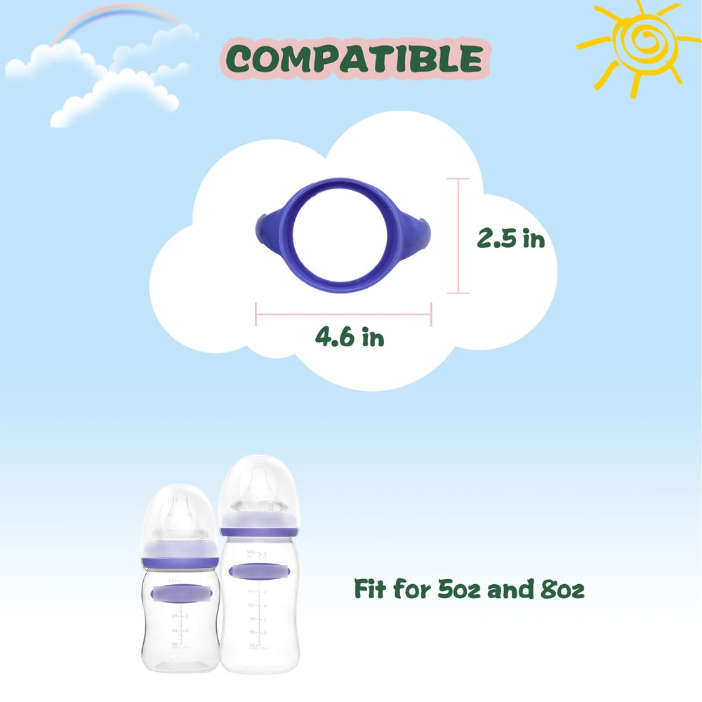 Giftophilia bottle handles install easily on Lansinoh bottles.