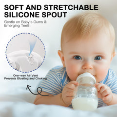 Giftophilia durable 4-pack nipples for long-lasting replacement in busy households.