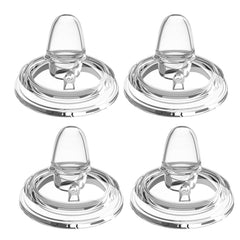 Giftophilia Sippy Nipples with soft silicone for gentle feeding.