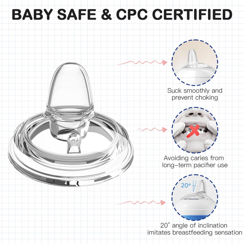 Giftophilia Sippy Nipples offer wide compatibility with Philips Avent bottles.