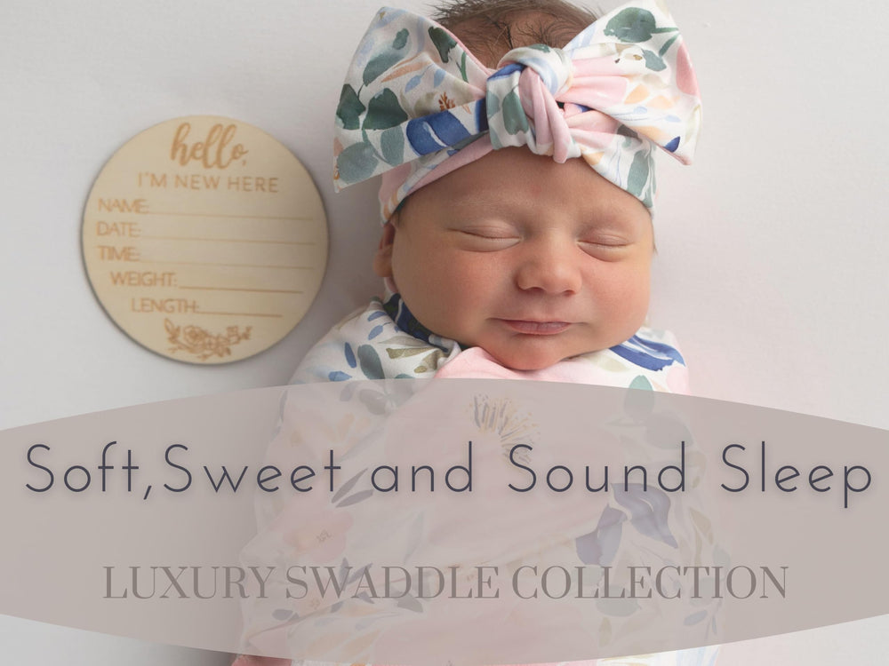 Giggle Angel set flatlay featuring the birth card and components