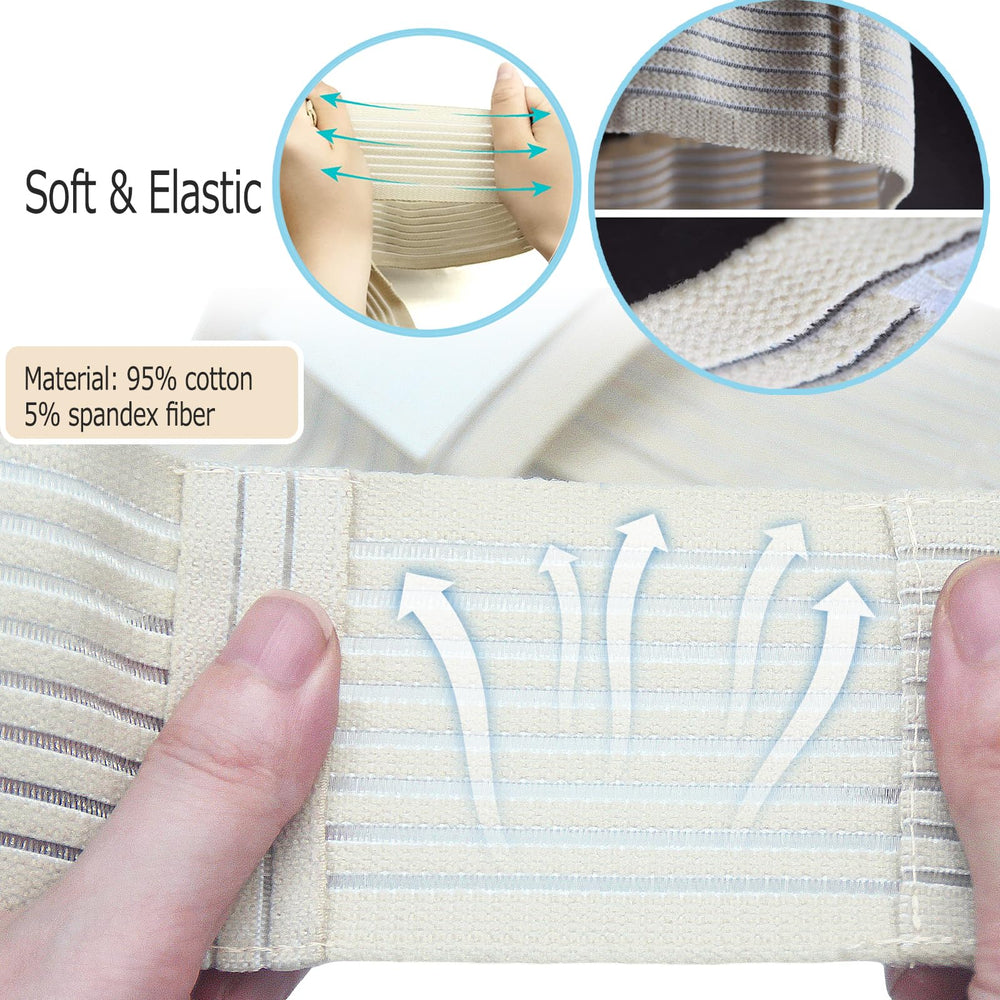 Close view of the pouch and tubing slits for tidy tube management.