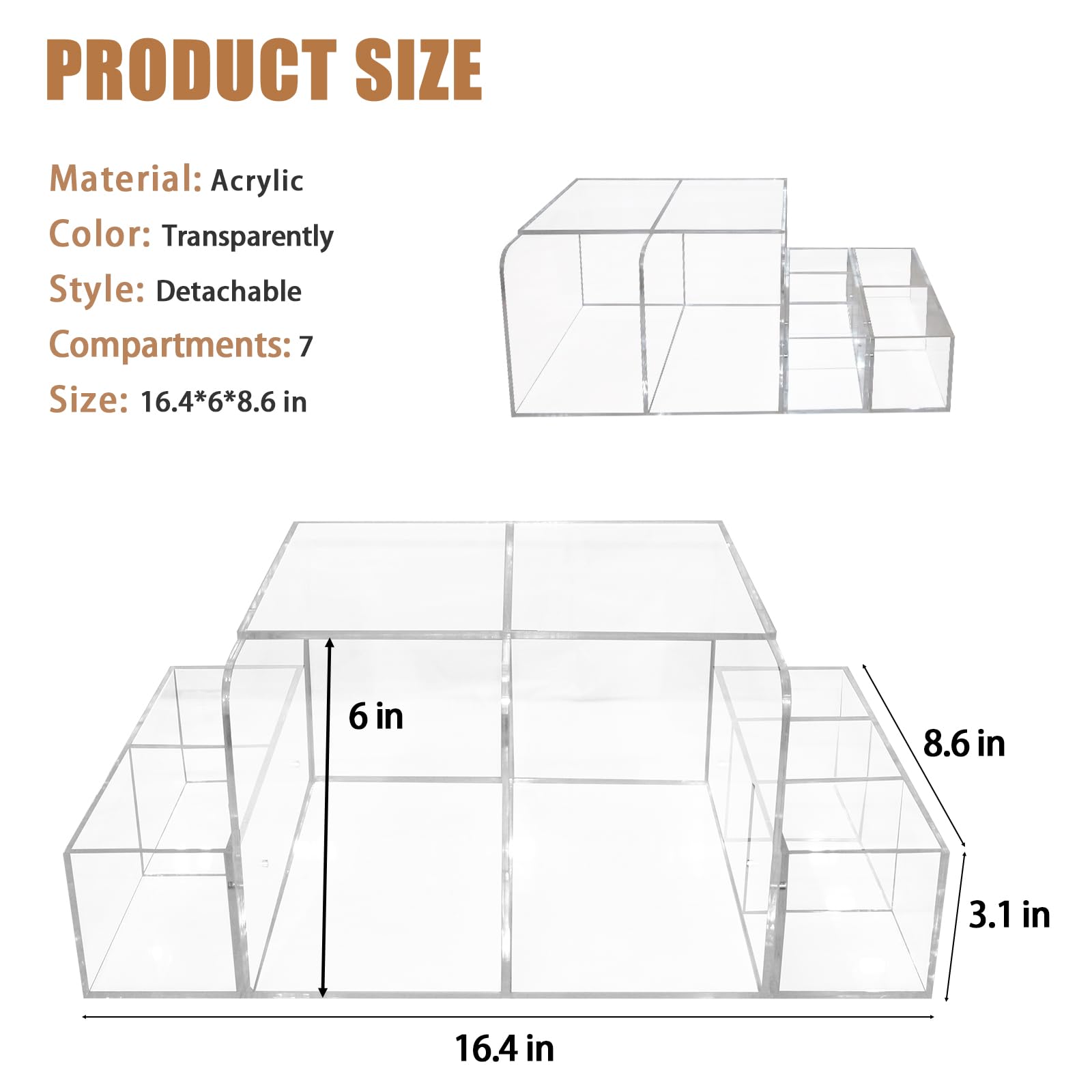 GILPWA diaper caddy large capacity for diapers and essentials.