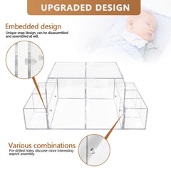 GILPWA diaper caddy seven compartments for organized items.