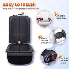 Gimars non-slip backing keeps the seat cover in place during travel.