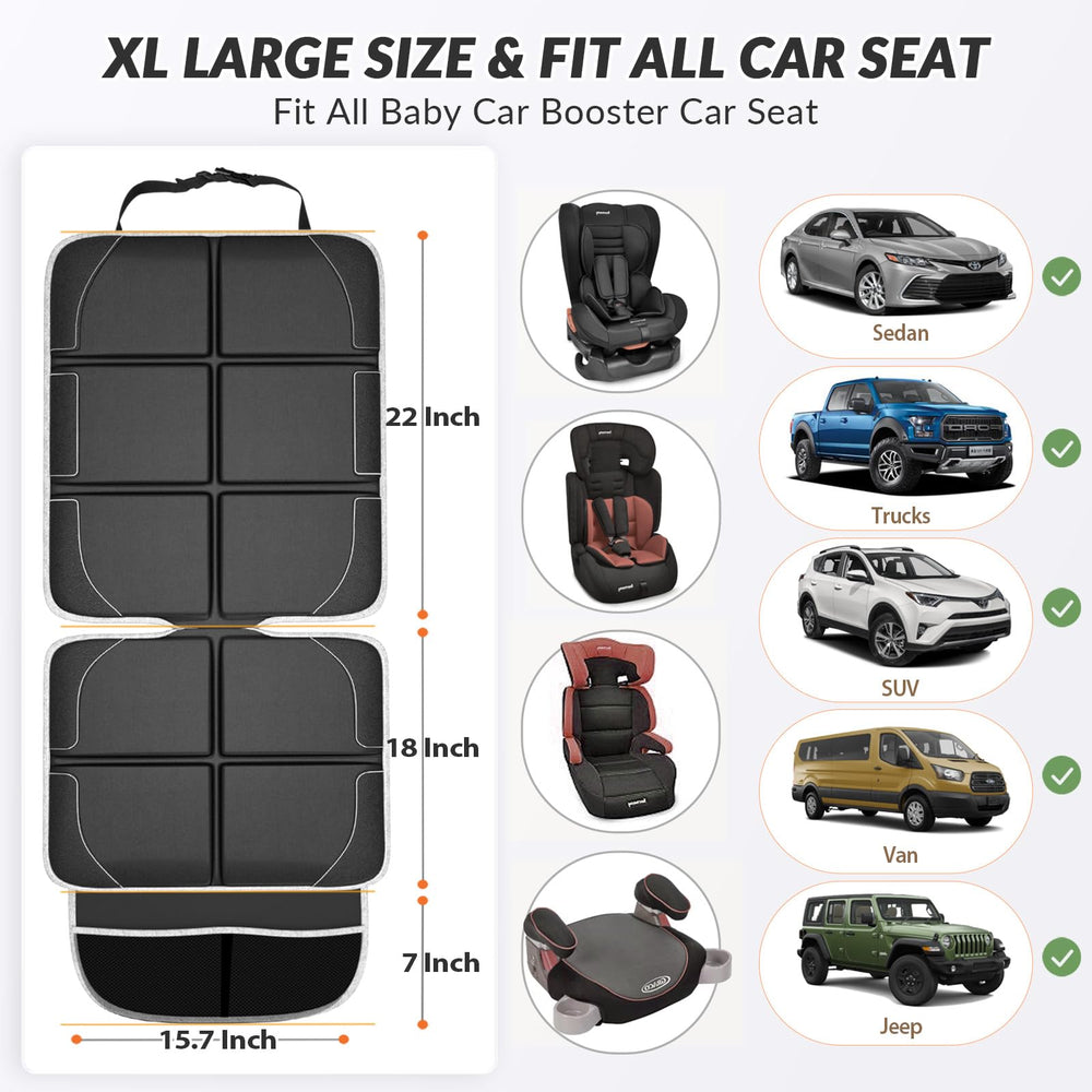 Gimars XL anti-slip mesh bottom gripping leather seats securely