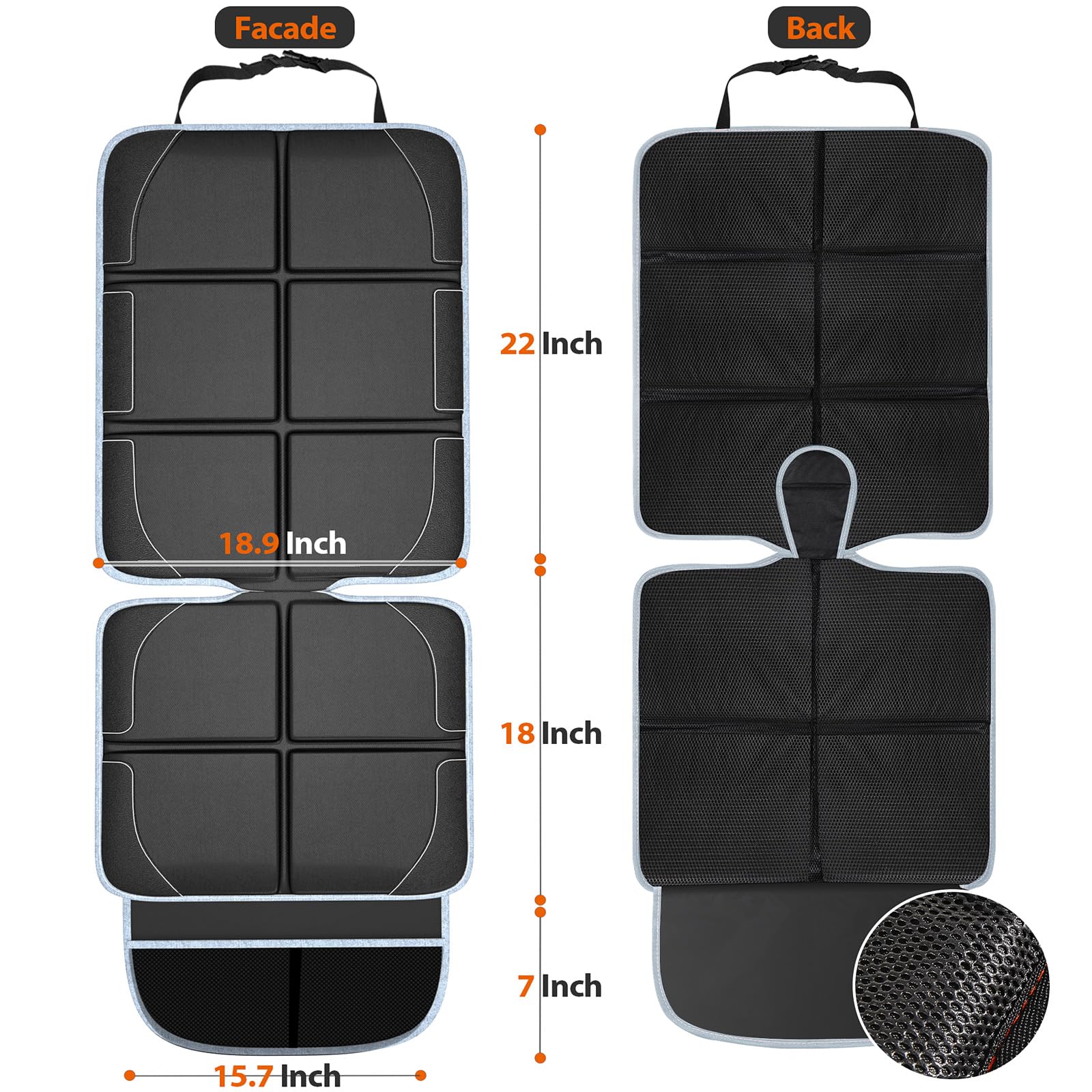 Gimars XL large dimensions covering SUV and sedan seats