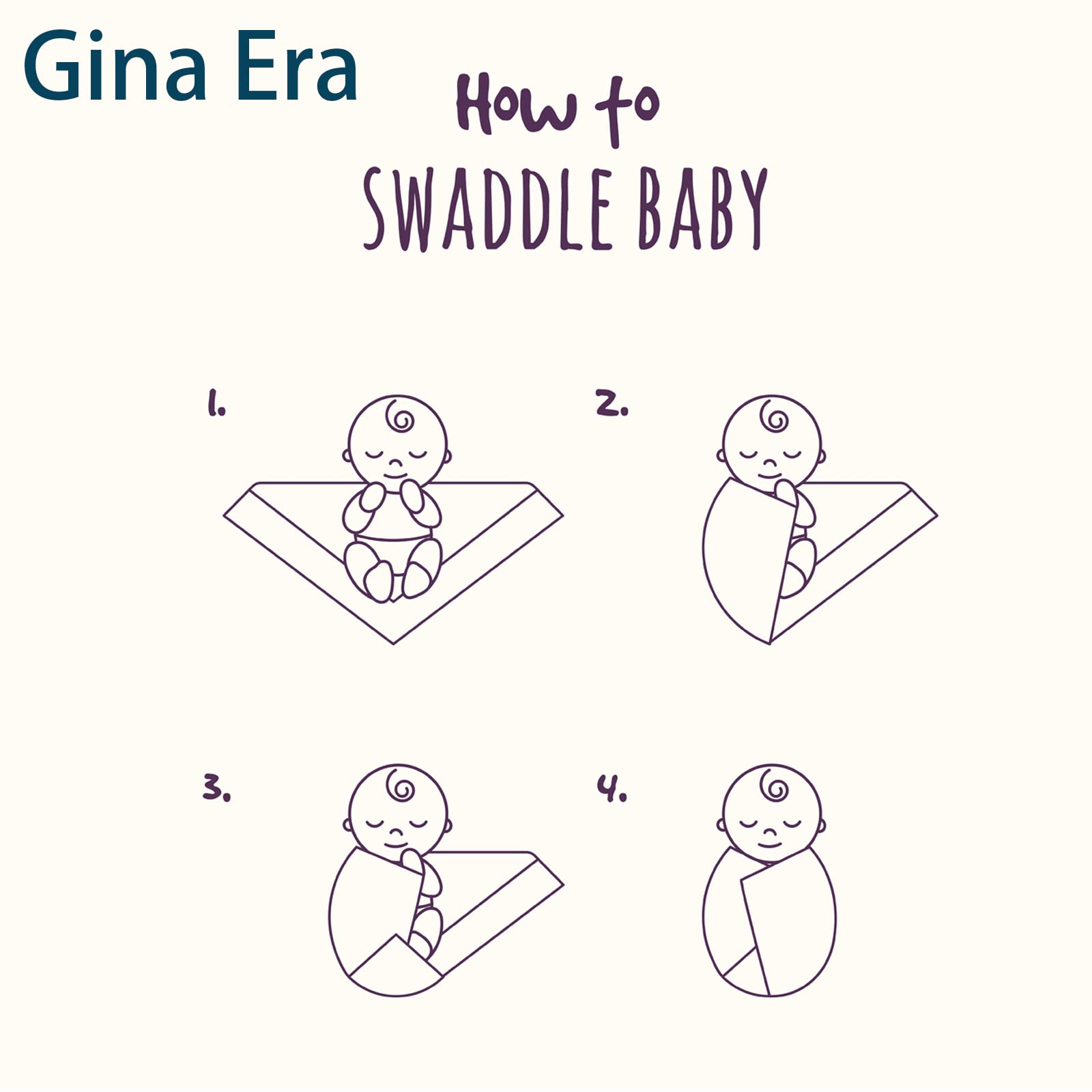 Gina Era gift-ready baby blanket suitable for registries and showers.