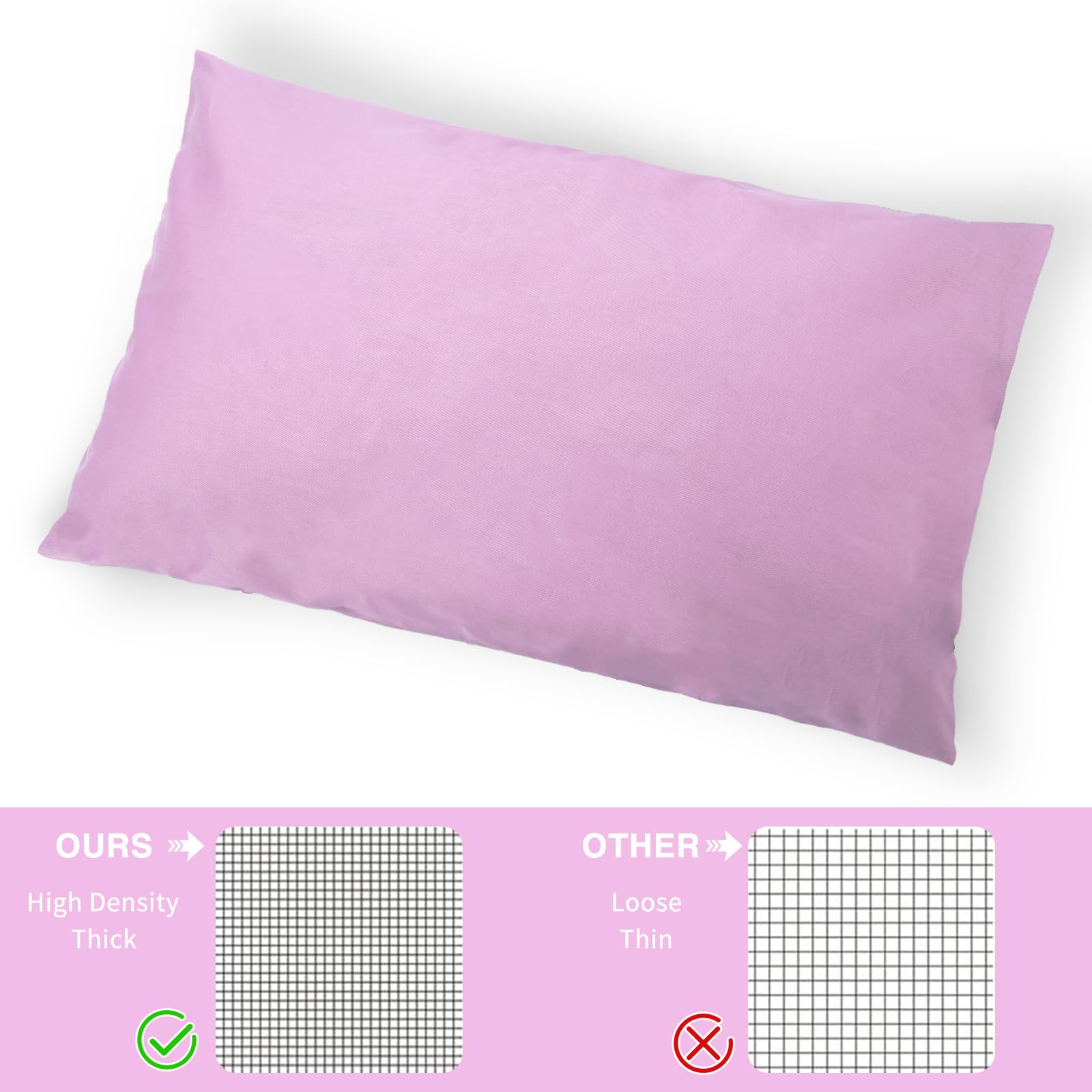 Gina Era pillowcase size compatibility ensures snug fit for multiple pillow sizes.