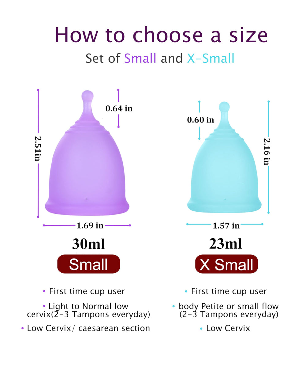 Ginalaia collapsible sterilization cup for compact cleaning.