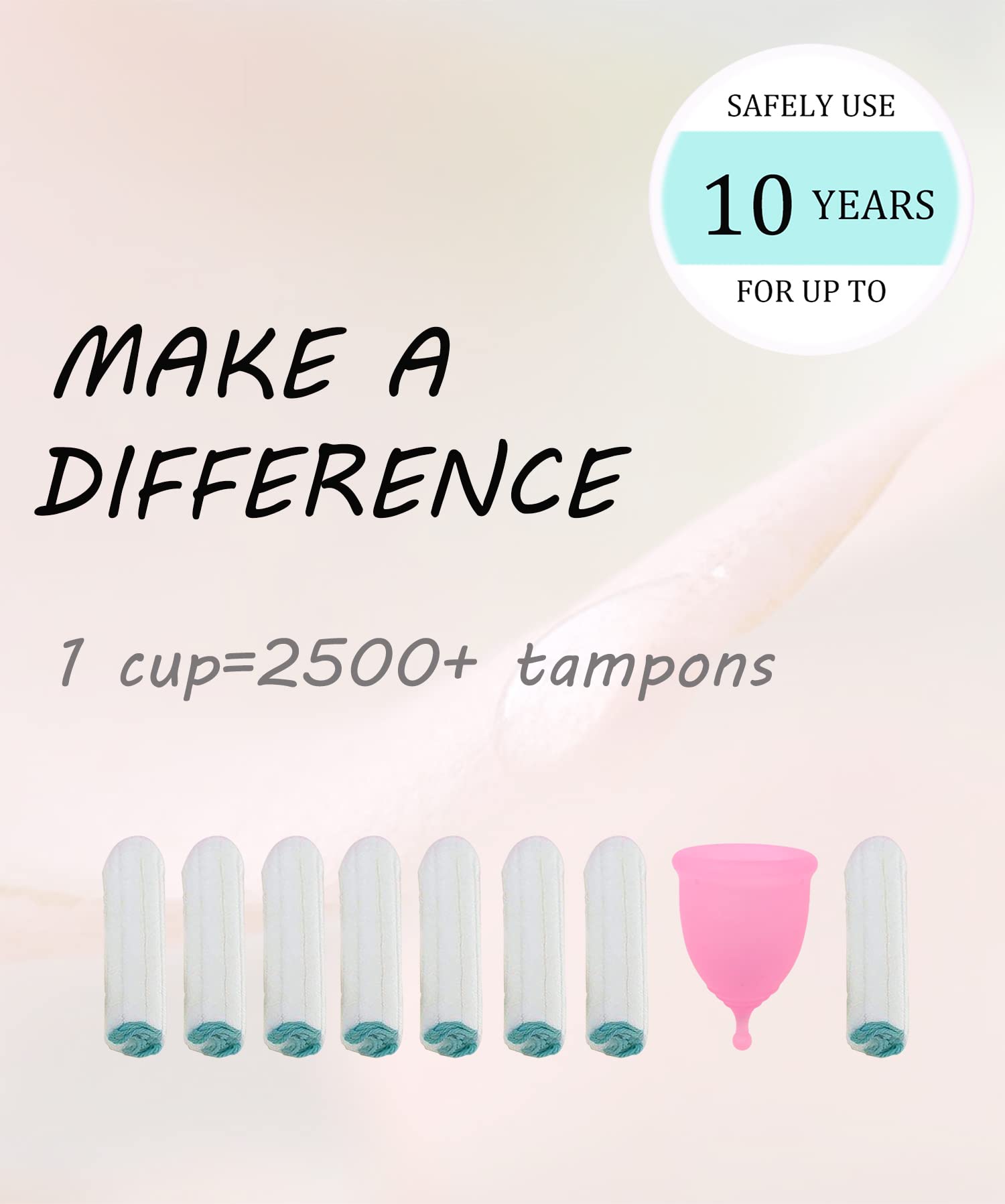 Ginalaia collapsible storage cup for travel and easy sterilization.