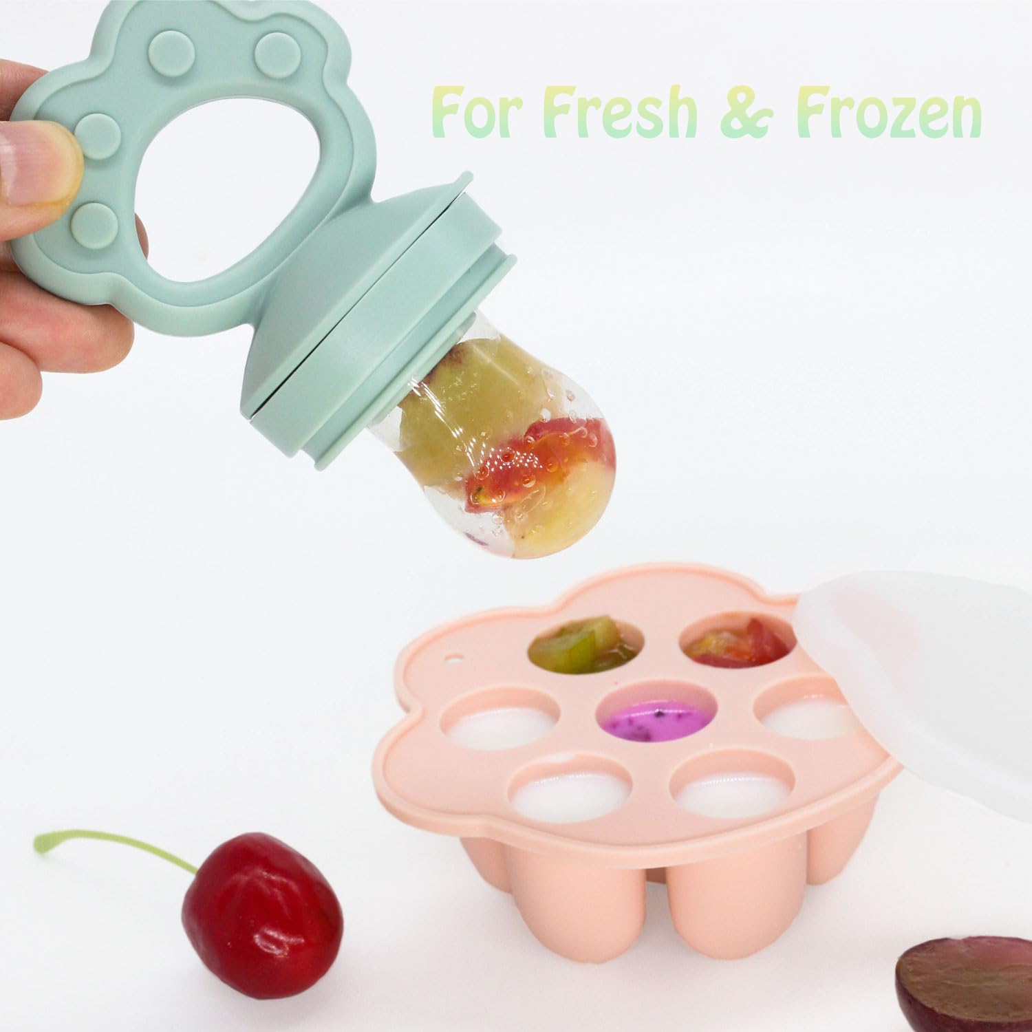 Ginbear beginner-friendly BLW use demonstrated with safe feeding