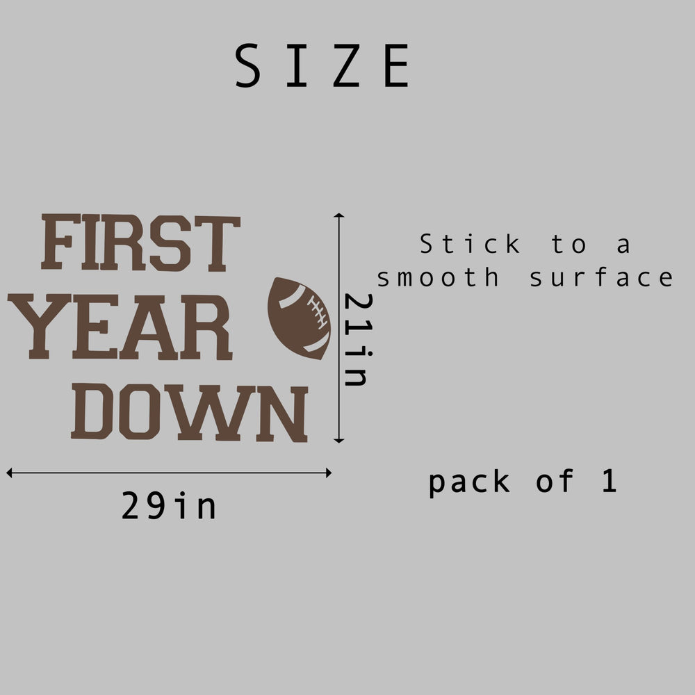 GIOGUK backdrop wall decal creates photo-worthy milestone backgrounds.