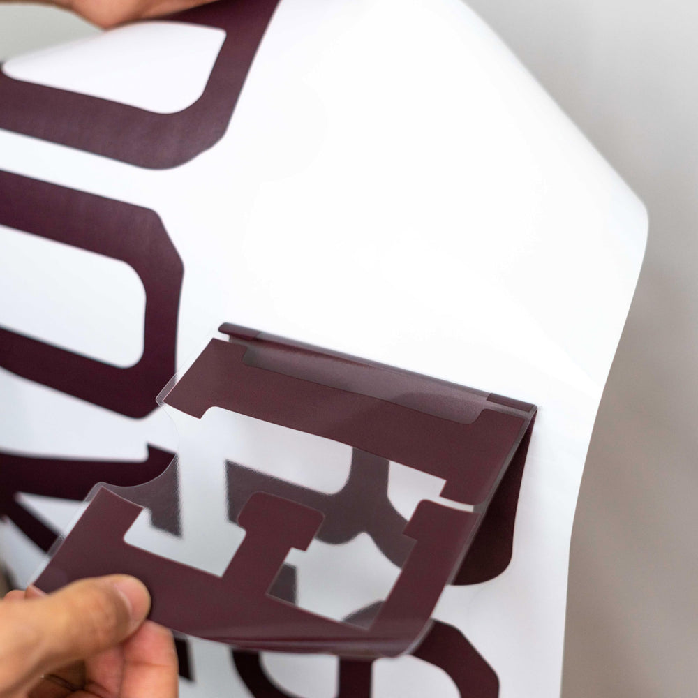 GIOGUK durable vinyl decal adheres securely and removes cleanly for reusable parties.