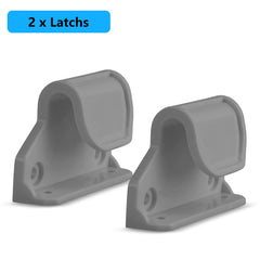 GIPIFUE mounting kit with latches and brackets simplifies installation.