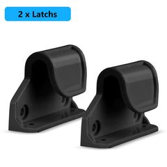 GIPIFUE brackets provide stable mounting for wide openings in black gate.