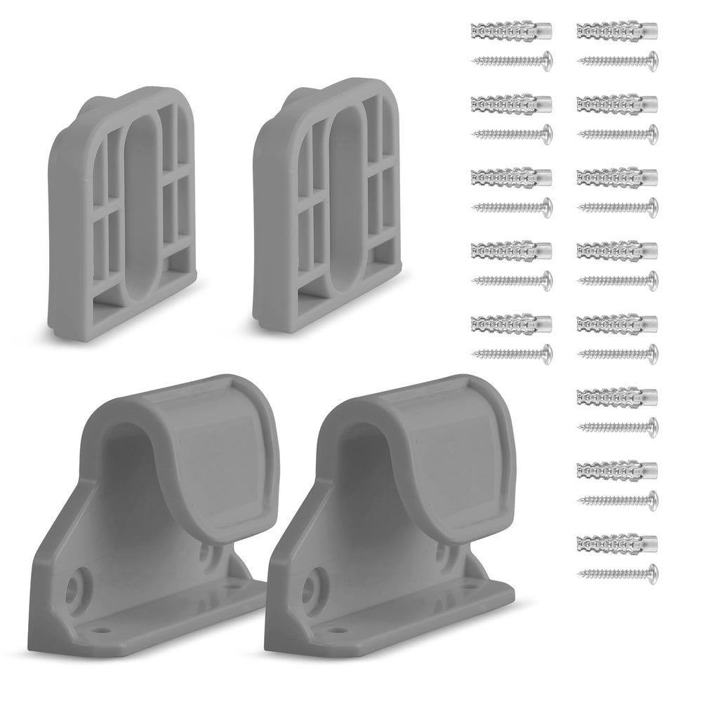 GIPIFUE retractable gate extension in gray adds width for safe doorways.
