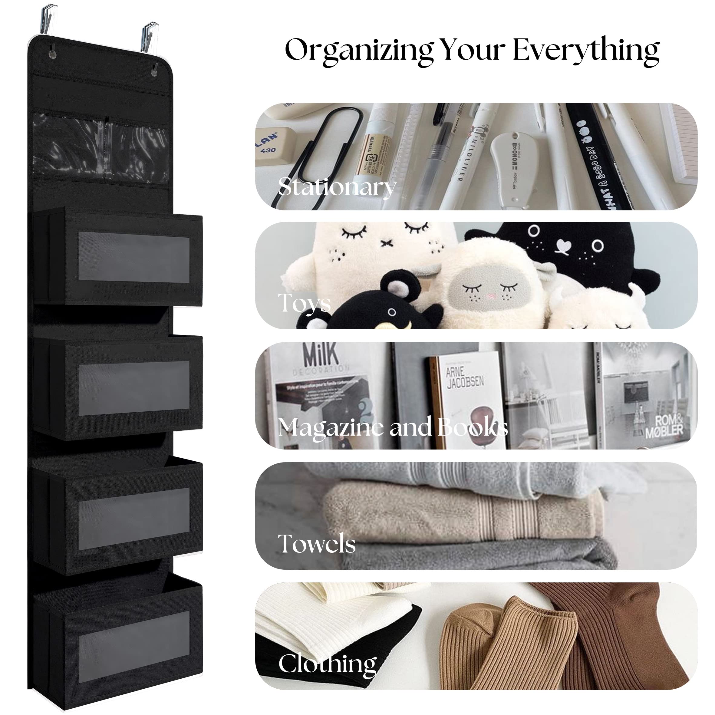 Ideal for nursery, bathroom, bedroom, or dorm storage.