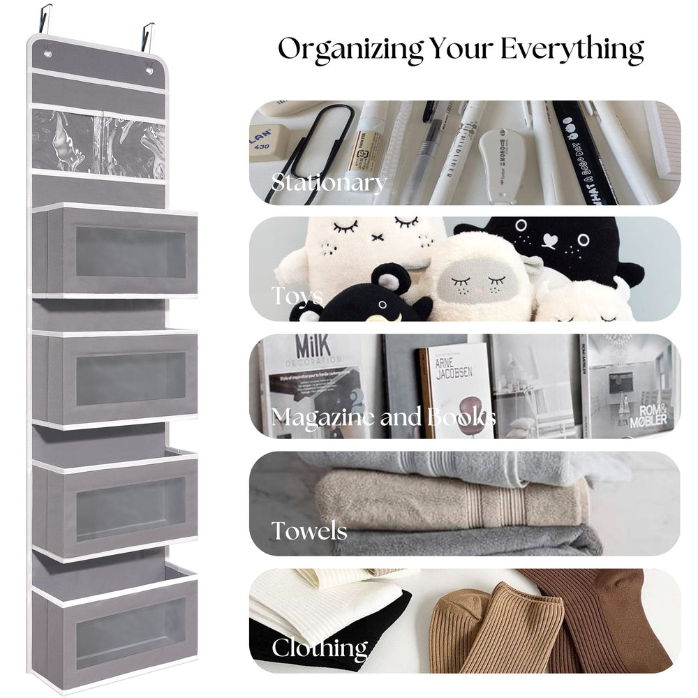 Giraffe Creation over door organizer ideal for cosmetics storage keeps daily items accessible