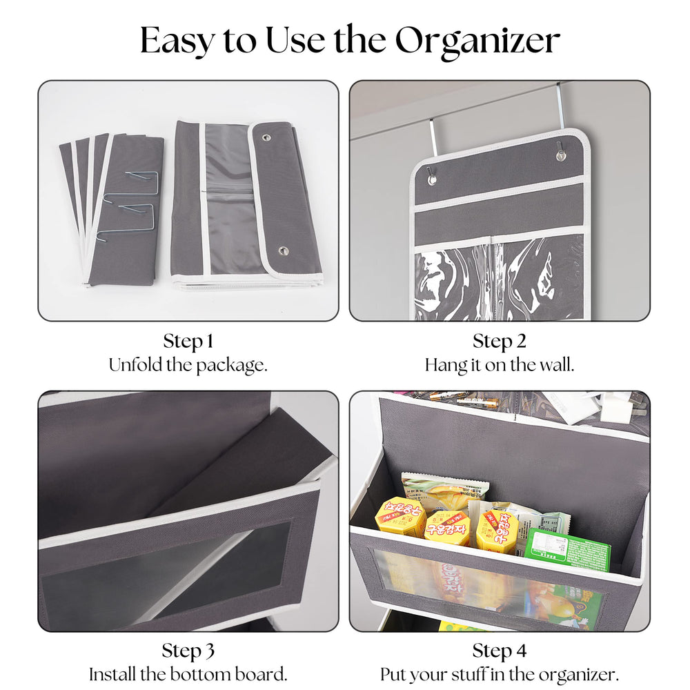 Giraffe Creation over door organizer suitable for nursery use to organize baby essentials