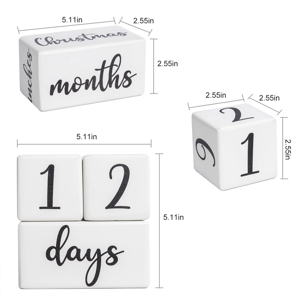 GIRVEM milestone blocks side view show durable pine and safe rounded edges