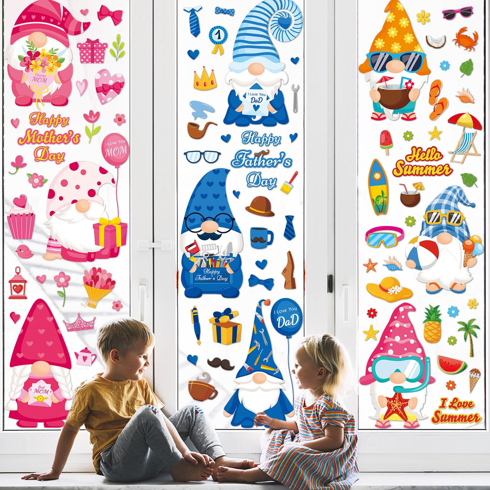 gisgfim double-sided gnome decals display from both sides for extra visibility.