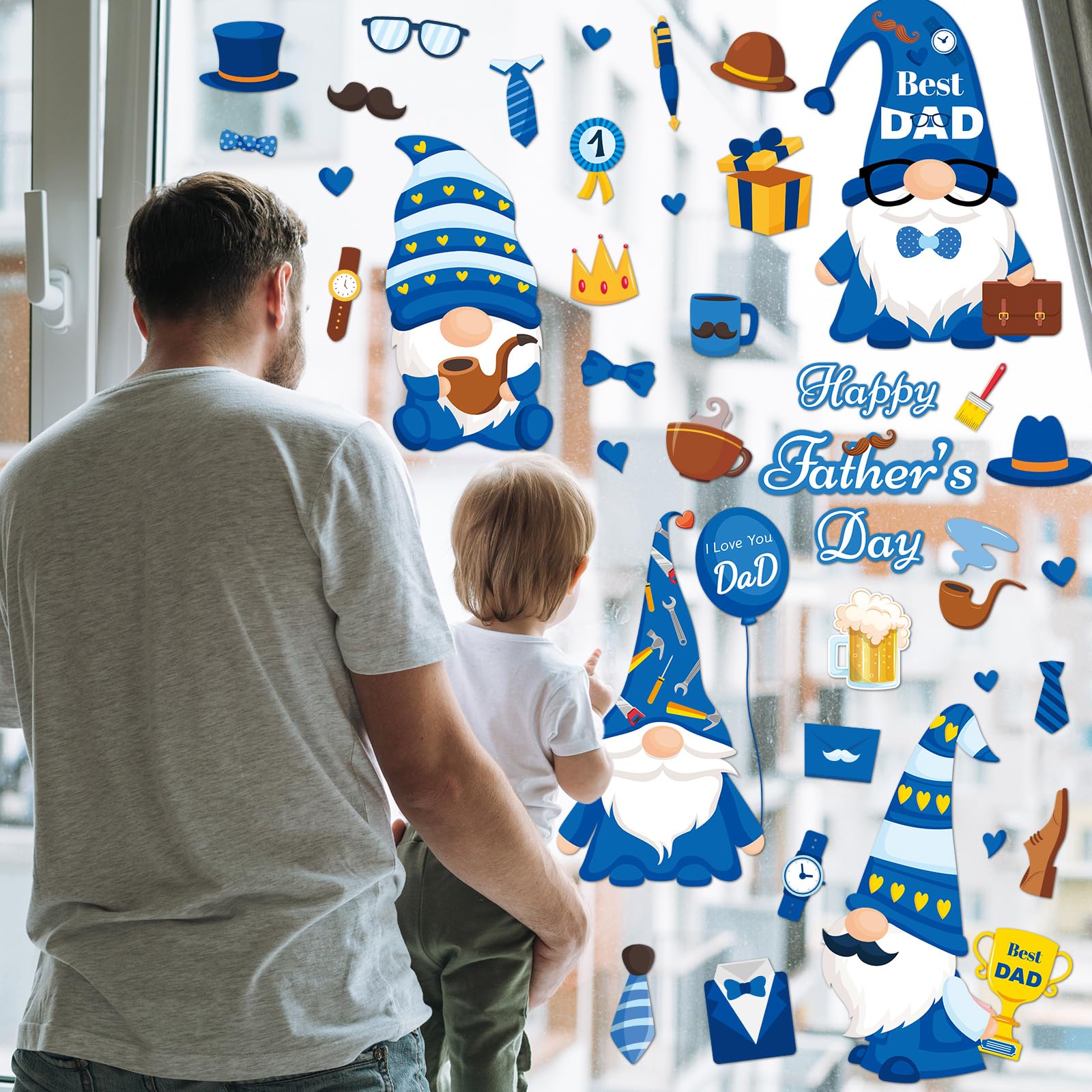 gisgfim reusable window decor can be moved and reused.