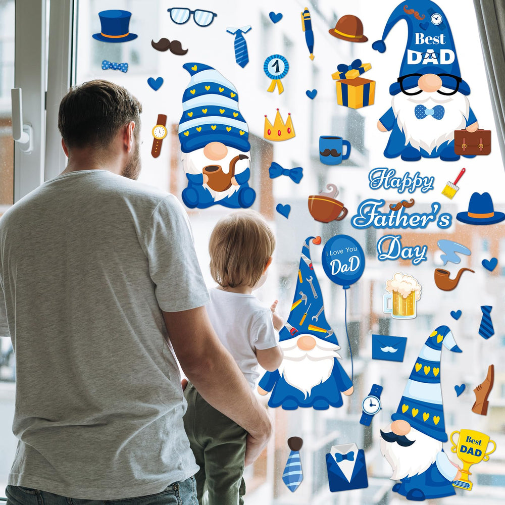 gisgfim reusable window decor can be moved and reused.
