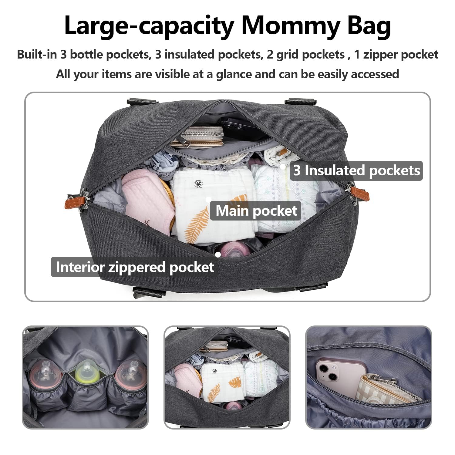 GITIBAB changing pad with soft padding protects the baby during changes